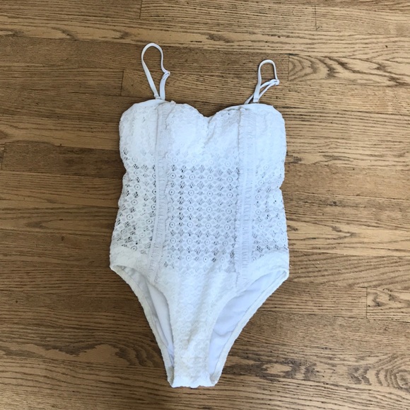 Laundry By Shelli Segal Other - White Lace One Piece Bathing Suit Laundry By Shelli Segal Other - White Lace One Piece Bathing Suit